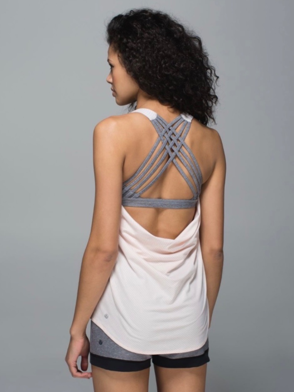 Lululemon Wild Tank | Heathered Butter Pink/Slate | Size 10